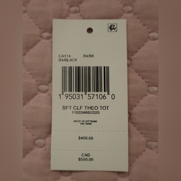 NWT COACH THEO TOTE LG Shoulder Bag Black - Picture 8 of 9